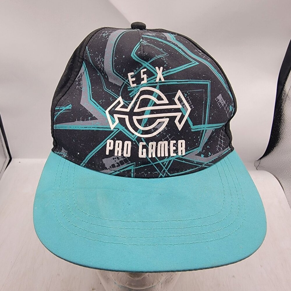ESX 360 Pro Gamer Black Blue Sports Pro Wear Hat Cap Snapback Casual Comfort